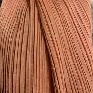 COPY - Issey Miyake pleats please peach/salmon color flowy dress